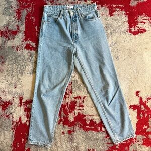 Zara Classic Blue Denim Straight Leg Jeans